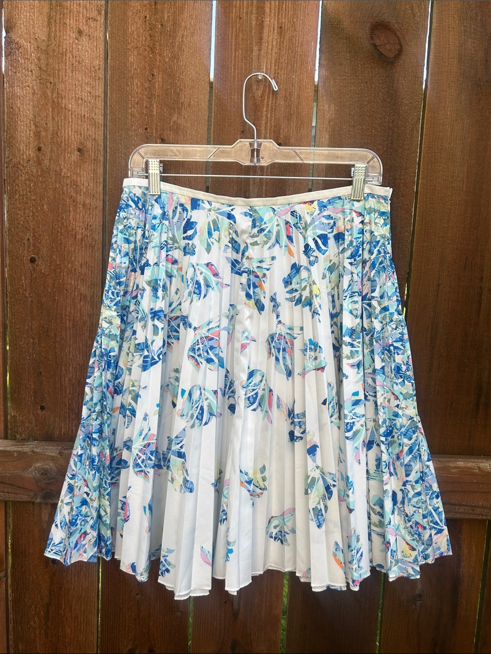 Vintage Cacharel Pleated Floral A-Line Skirt Size 10